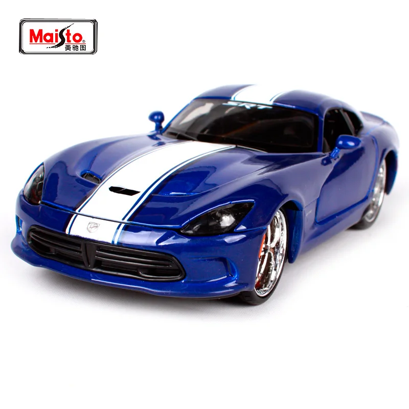 Автомобиль спортивный Maisto 1:24 Dodge 2013 SRT Viper GTS модель автомобиля под давлением новая