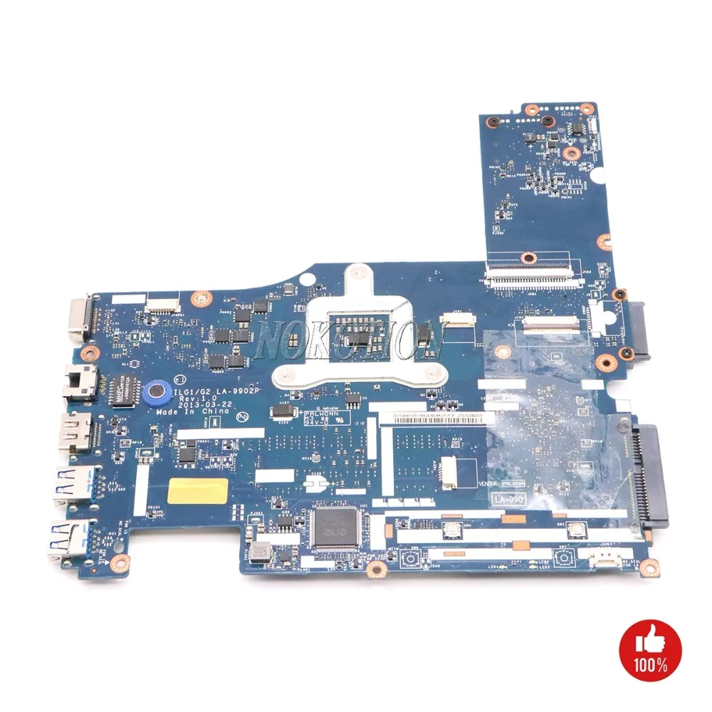 NOKOTION VILG1/G2 LA-9902P для Lenovo G400S материнская плата ноутбука 14 inch90003099 SLJ8E HM76 DDR3