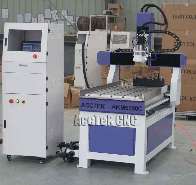 China ATC Manufacturer ball screw mini cnc router with 4pcs tool magazine 6090 | Инструменты
