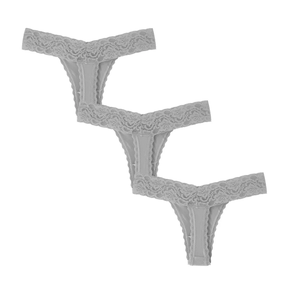 gray GAREDOB A+(американский размер xs-xl) сексуальные трусики хлопковые трусики для женщин стринги 3D пошив Танга комфорт гарантировано - Цвет: gray
