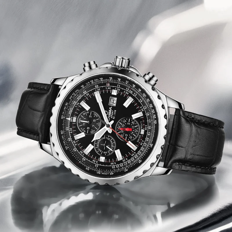 CASIMA Роскошные Брендовые Часы мужские модные классические спортивные кварцевые