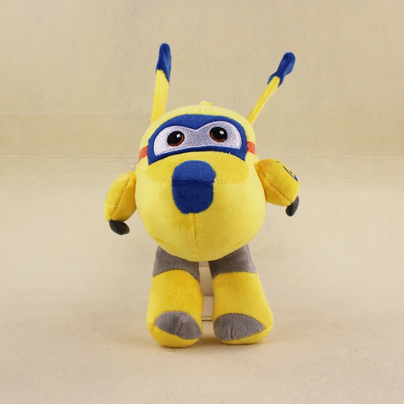 21cm Donnie Super Wings плюшевые присоски кулон куклы Донни и Mira& Джетт и Grand Альберт и Paul& Bello мягкие Sodt плюшевые игрушки для детей Подарки - Цвет: 21cm Donnie