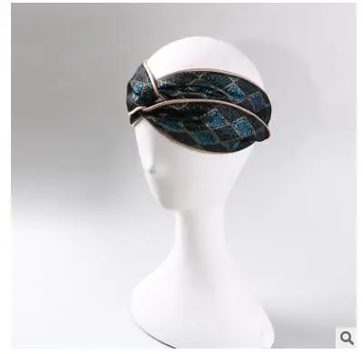 Женская Тонкая Повязка на голову с вышивкой весна-осень |