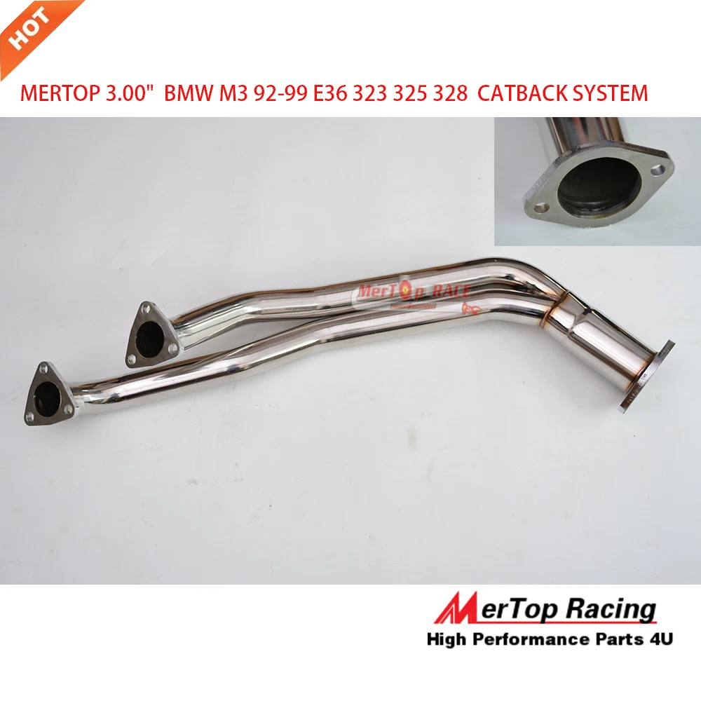 Комплект для глушителя MerTop Race M3 E36 3 Series 92 99 323i 325i 328i 00 дюйма|kit kits|kit m3race muffler |