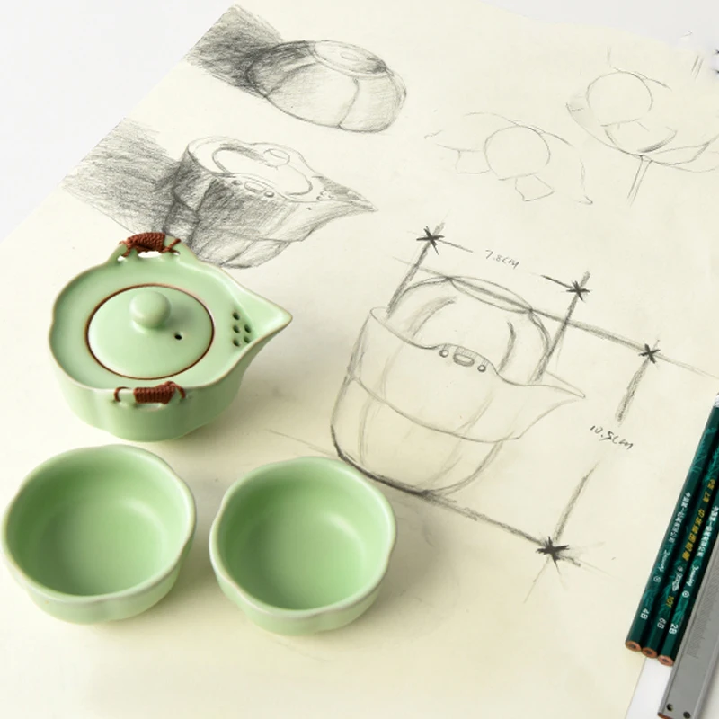 Wourmth чайные наборы для кофе керамический чайник gaiwan чашка чая портативный чайный