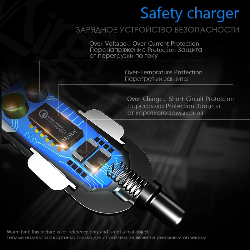 VVKing автомобильное зарядное устройство Dual USB 3A Max Led умная Зарядка для iPad iPhone samsung Xiaomi HuaWei LG телефон 2 порта USB Автомобильный видеорегистратор зарядное устройство s