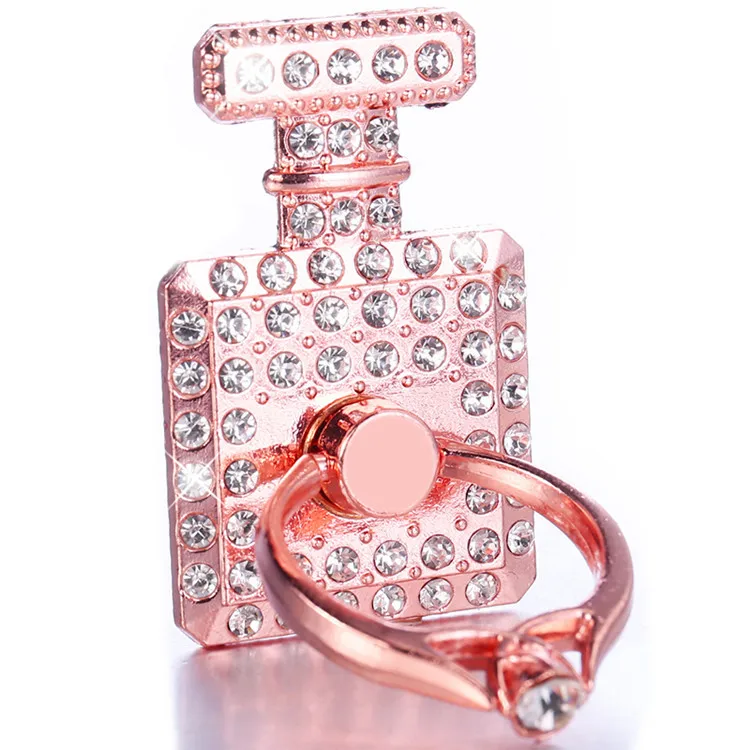 Bottle Rose Gold Держатель для мобильного телефона с кольцом на палец, маленькое металлическое кольцо, кронштейн, держатель для мобильного телефона, поддерживающие Аксессуары для мобильных телефонов SMSNXY - Цвет: Bottle Rose Gold