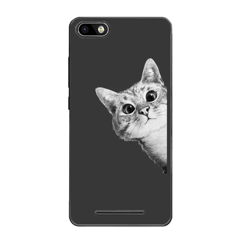 22 QaQsam милый мультяшный Космический Кот Чехол для телефона для Bq Bqs 4072 5020 5022 5035 5037 черный белый чехол для Bq 5050 5058 5059 5070 X Pro - Цвет: 22