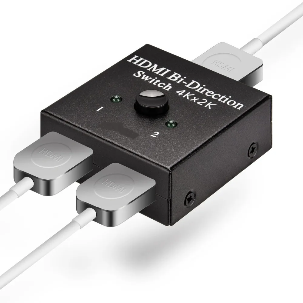 PUZHIJIE mini hdmi Switch 2x1 or 1x2 HDMI Bi-Directional Switcher supports 4K2K 3D 2.0 switcher splitter | Электроника