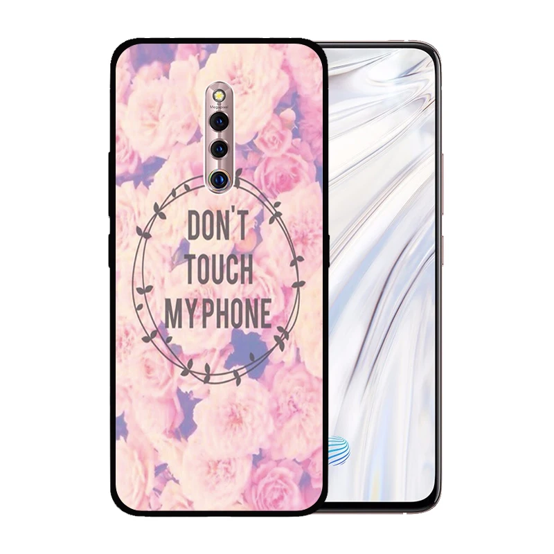 Мягкий силиконовый черный чехол для VIVO X27 Pro X23 X21 X20 X7 X9S Plus Прочный телефона |