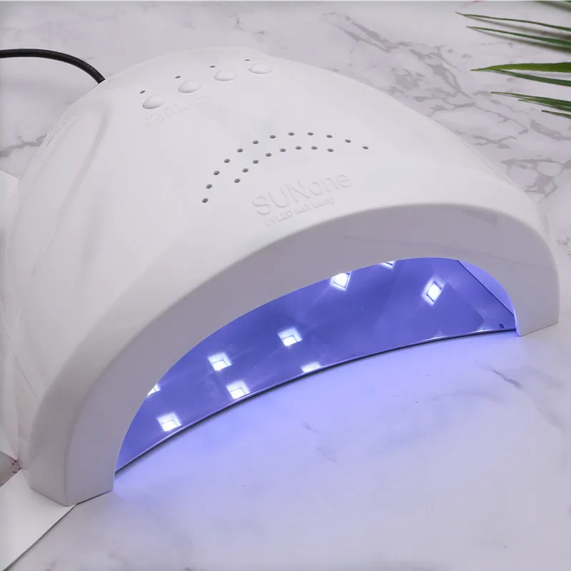 SUNone 48 W УФ-лампа для геля Сушилка для ногтей светодиодный Белый свет для ногтей машина лампа для маникюра для гель-лака инструменты для маникюра