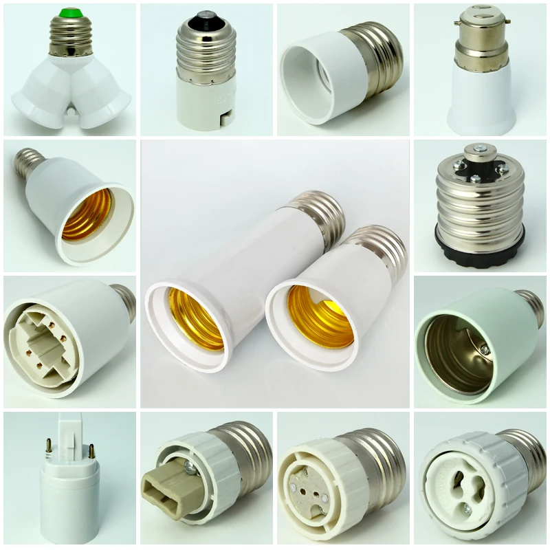E27 для E14 / B22 e14 E40 GU10 MR16 G9 G24 G5.3 держатель лампы светодиодный ламповый патрон