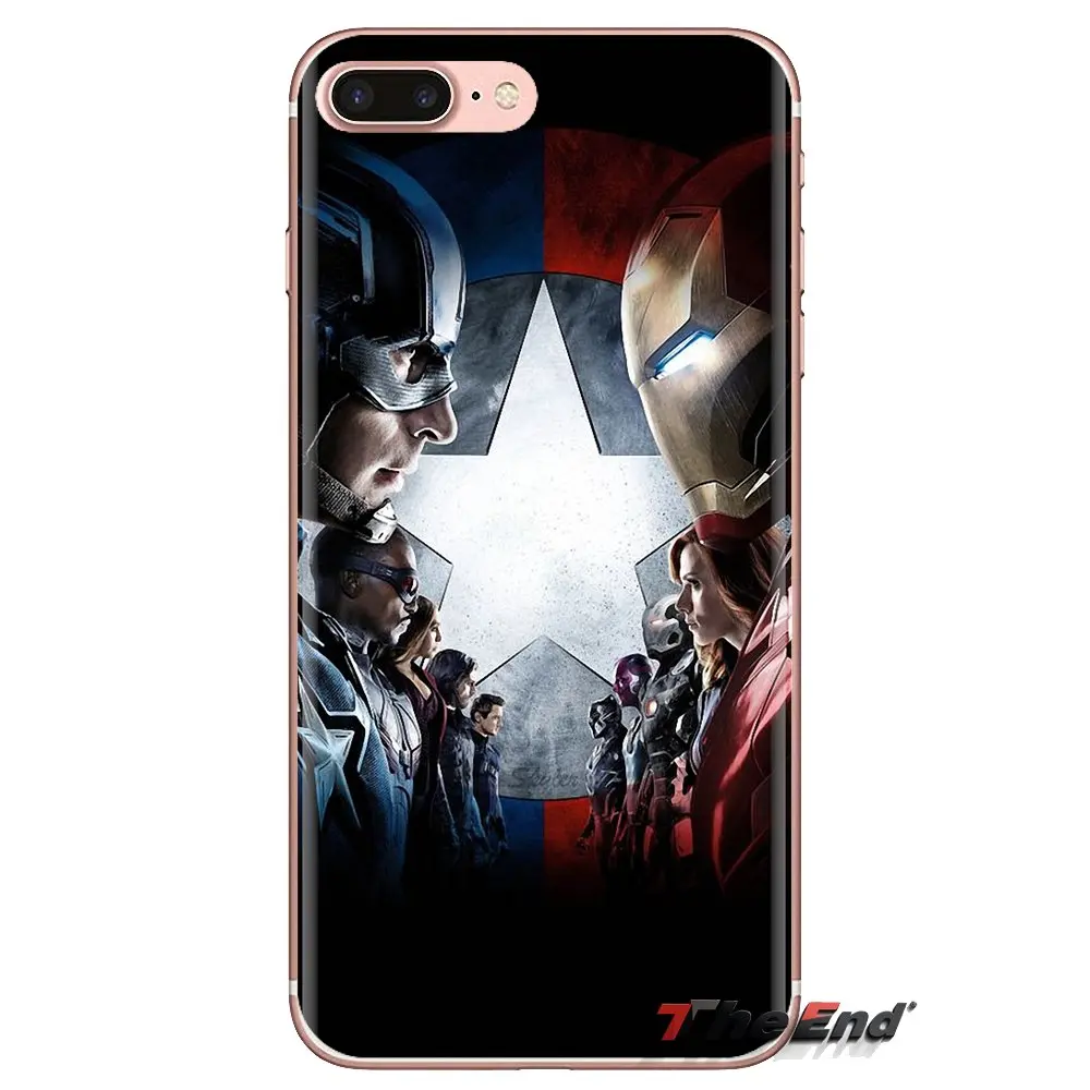 Чехол для мобильного телефона Marvel's Captain America Civil War Oneplus 3T 5T 6T Nokia 2 3 5 6 8 9 230 3310 1 7 Plus