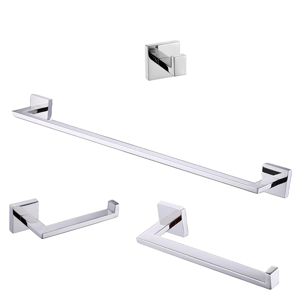 Набор оборудования для ванной Leyden хромированный держатель туалетной бумаги из