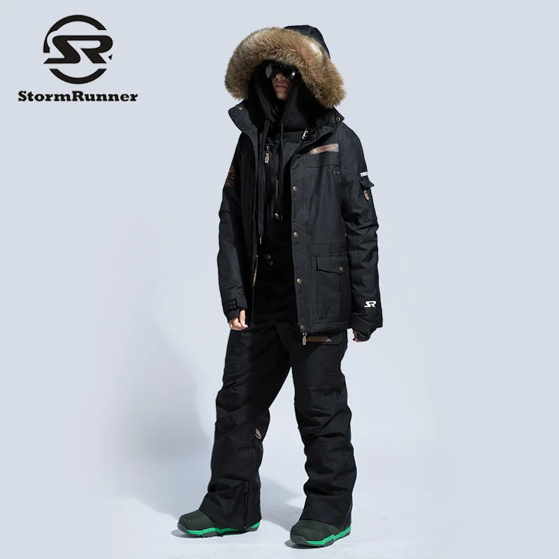 Женские лыжные брюки STORM RUNNER водонепроницаемые зимние уличные спортивные теплые