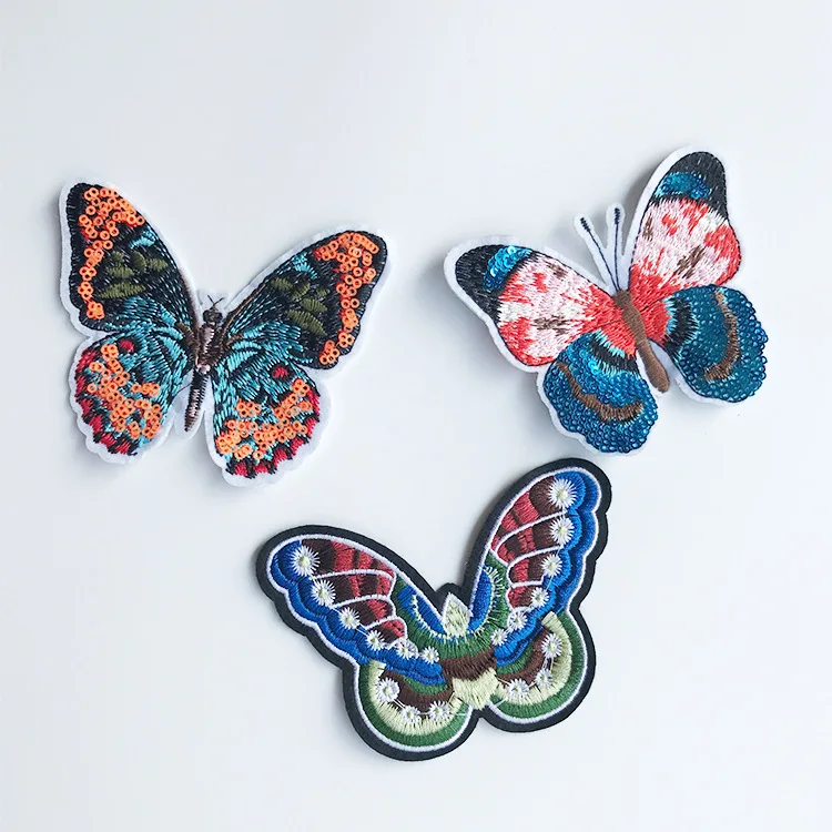 6 шт. декоративные нашивки с бабочками для одежды - купить по выгодной цене |