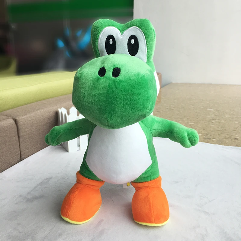 34 см Плюшевые игрушечные куклы Super Mario Bros постоянный yoshi Дракон Фаршированные