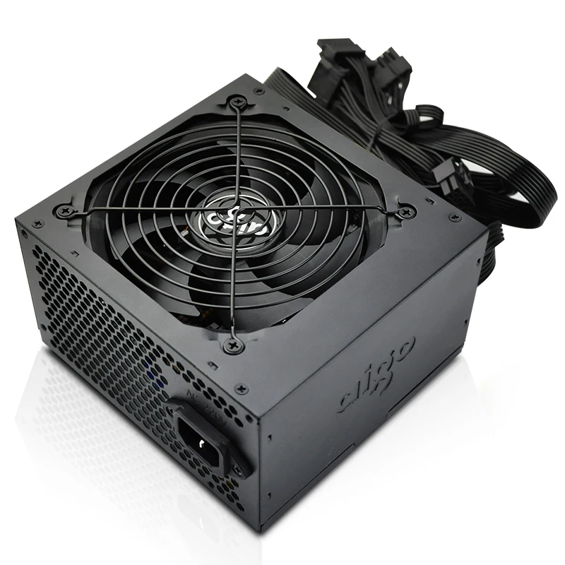Aigo fonte Max 850 Вт источник питания 80plus PSU PFC тихий вентилятор ATX 24pin 12 в ПК компьютер SATA