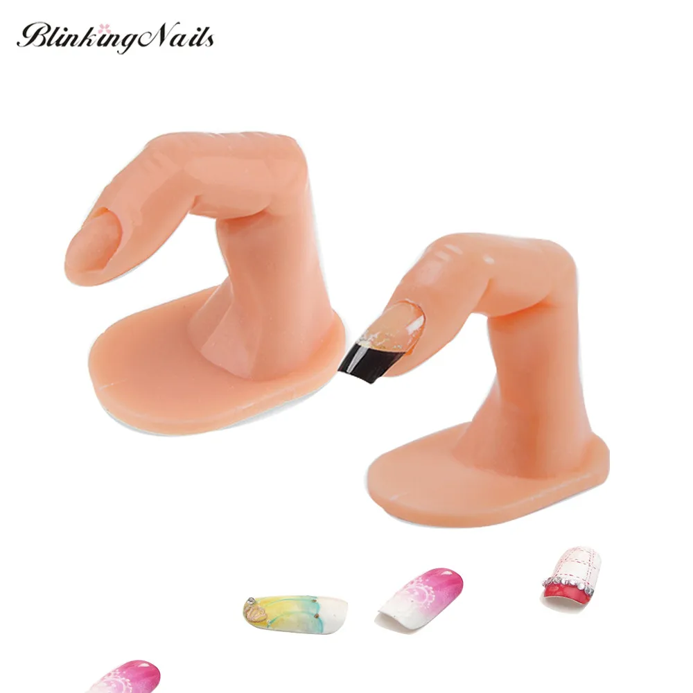 3D Practise Plastic False Finger Nails Fingerprint Nail Art Fake Display French Manicure Acrylic Tips Faux Ongles Nagellak|finger nails|false