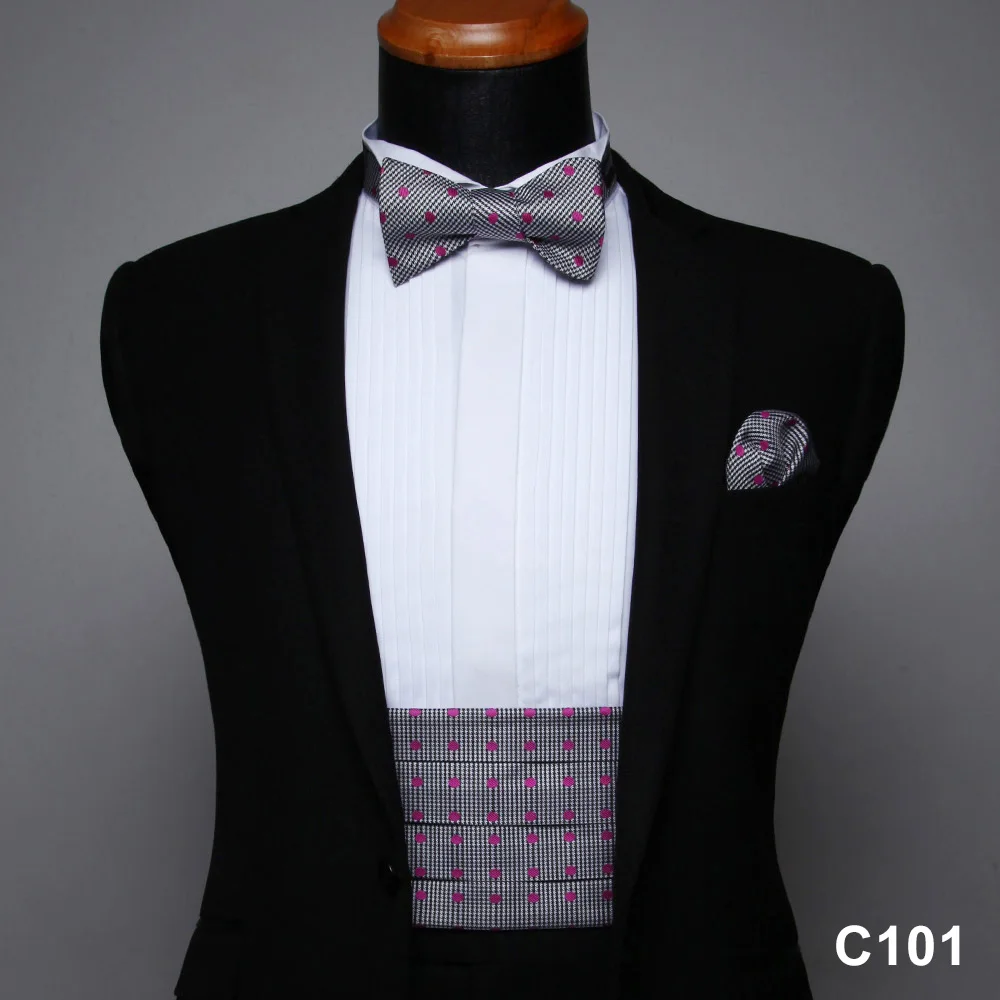 Мужской официальный пояс и карман квадратный различные цвета узоры галстук