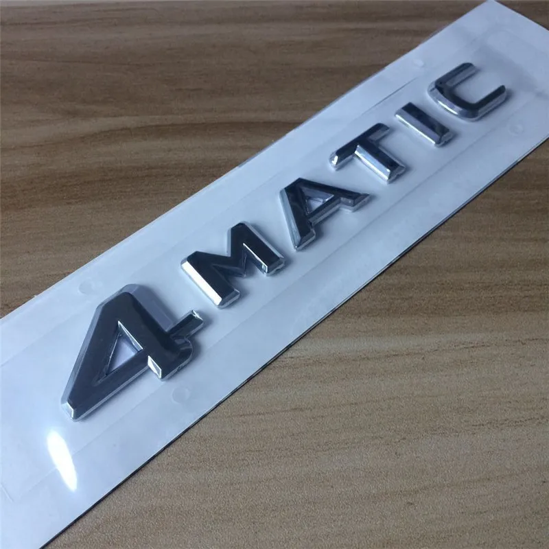 Для выведения токсинов 40 шт Новый автомобиль укладка 3D серебро 4 Matic 4matic сзади
