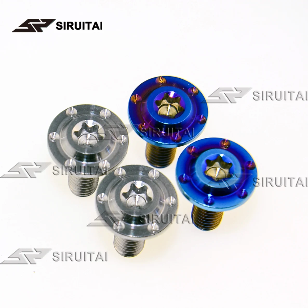 SIRUITI титановый сплав Бабочка голова лестницы Тип m6x17mm мотоцикл оболочки Винты/2 шт/4 шт