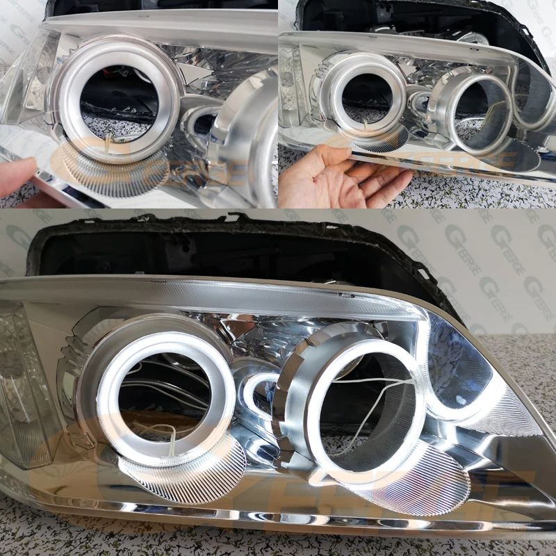 Для Chevrolet Captiva S3X 2006 2007 2008 2009 2010 отлично Ультра яркое освещение CCFL ангельские глазки комплект Halo Кольцо