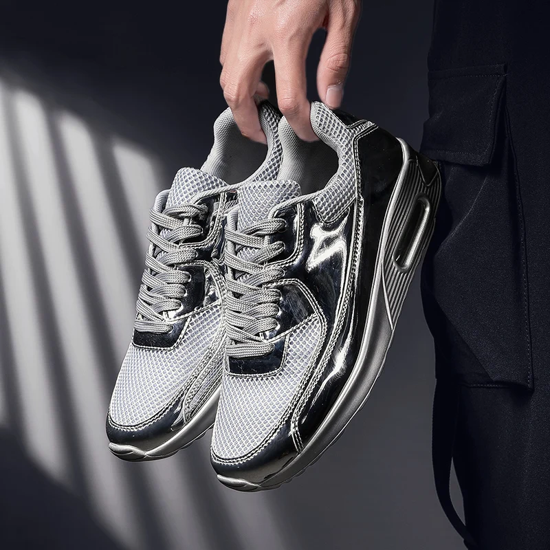 Новые взрывы воздушной подушке яркие дышащие спортивные трендовые кроссовки