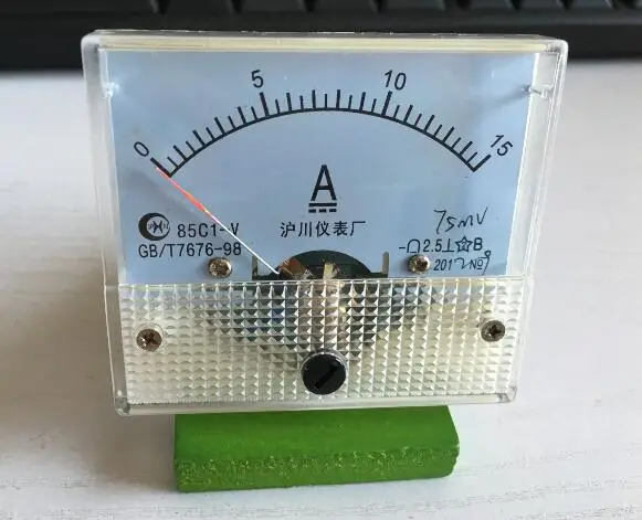 85C1 DC 0-15A аналоговая Amp Panel Амперметр со стрелкой type панель измерителя тока panel |