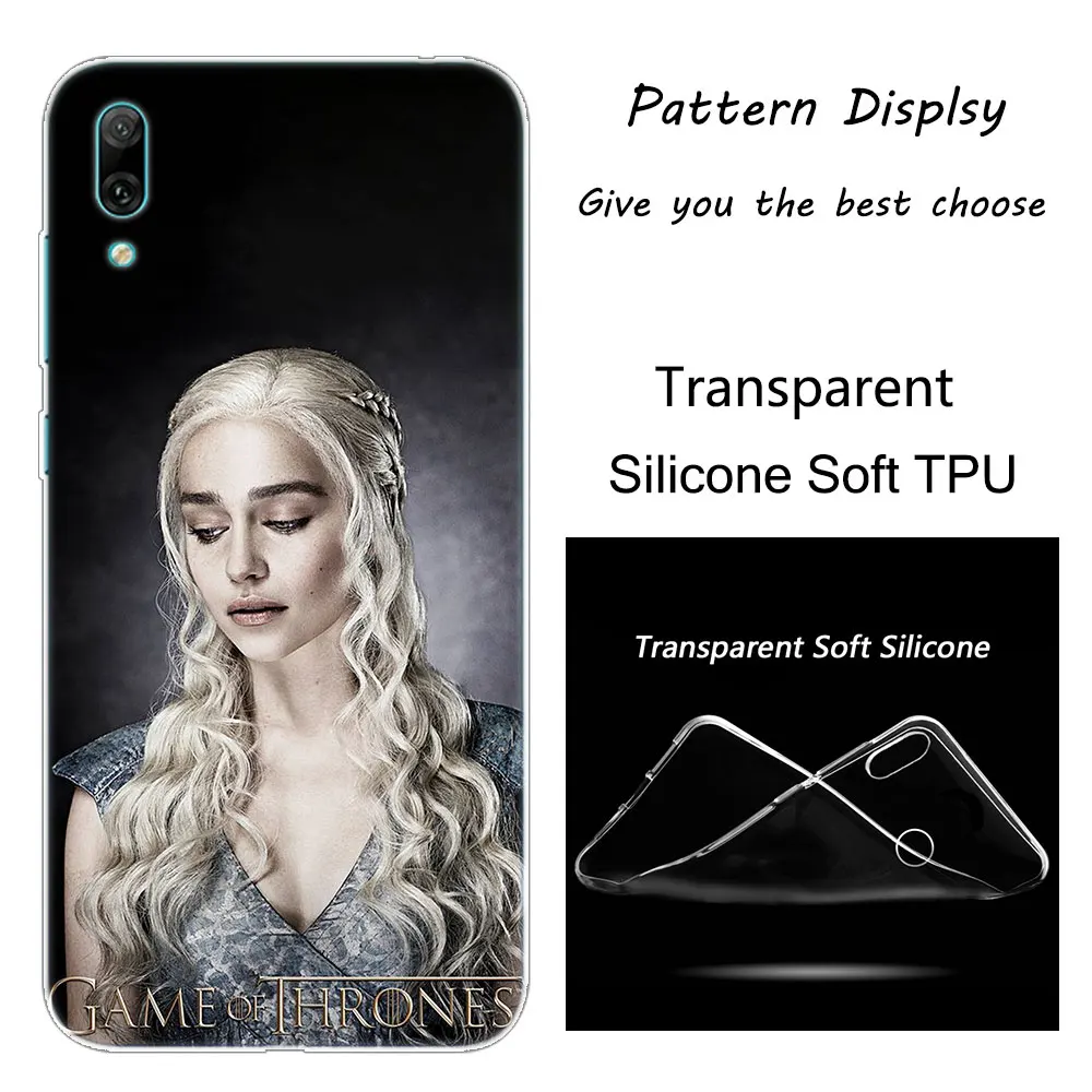 009 Горячая Распродажа силиконовый чехол для телефона daeneris Targaryen Game of Throne для huawei mate 10 20 Lite Pro Enjoy 9S Y9 Y7 Y6 Y5 Pro - Цвет: 009