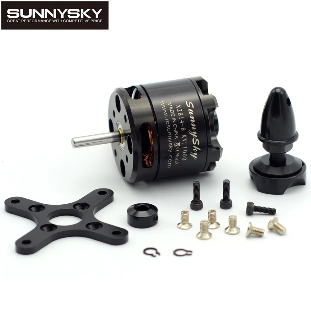 1 шт. SunnySky X2814 серии 900KV 1000KV 1100KV 1250KV 1450KV Outrunner безщеточный мотор для внешнего ротора