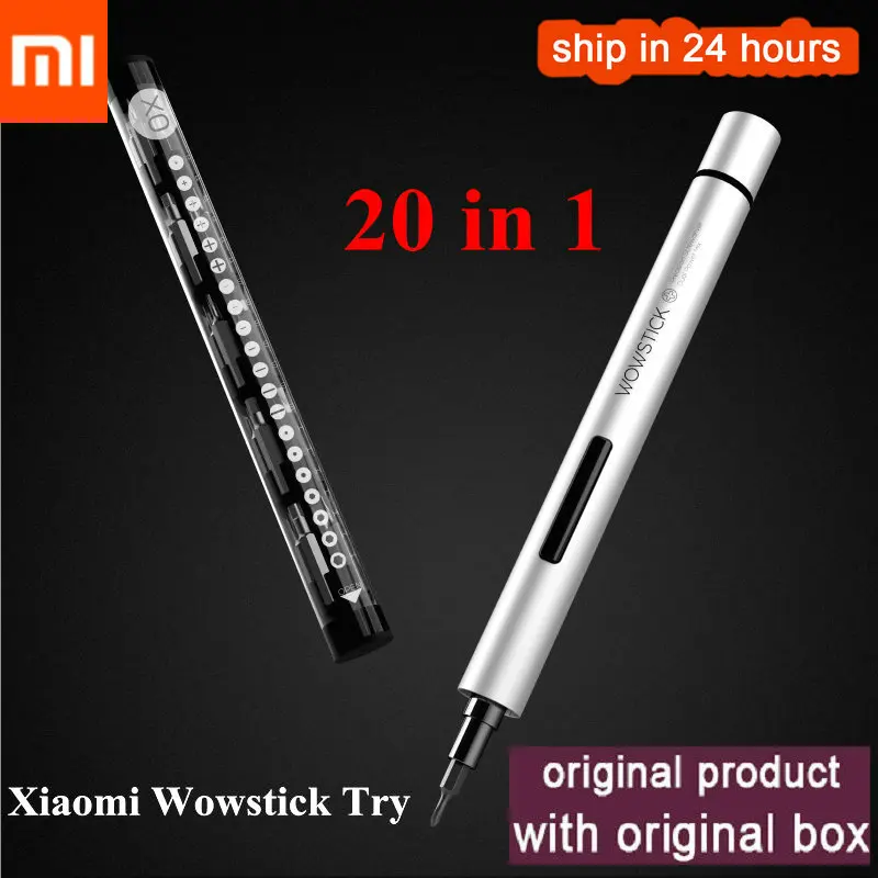 Xiaomi Mijia Wowstick Try 20 в 1 Электрический отвертка прецизионный Мини Ручной беспроводной электрический шуруповерт бытовой набор инструментов