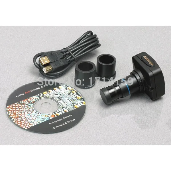 Фото AmScope поставляет 2X-45X стерео Boom микроскоп 80 LED свет + 3MP камера №5