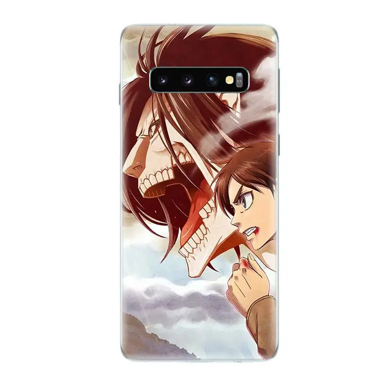 Сапоги для косплея Shingeki No Kyojin Аниме Рисунок чехол samsung Galaxy A6 A8 плюс A7 A9 J5 J8 J4 J6 2018 кН