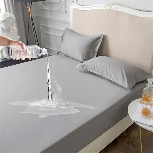 fitted sheet 2 Водостойкая и дышащая Простыня из хлопка, простыня, простыня из сатина, шелковые простыни, наматрасник, 120/140/150x160 см 37 - Цвет: fitted sheet 2