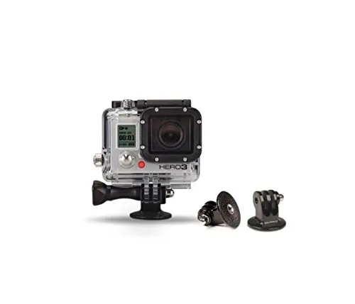 

4 Pack Universal Black Tripod Mount Adapter for GoPro Hero, Session, Suptig Camera with Long Thumbscrew with Cap