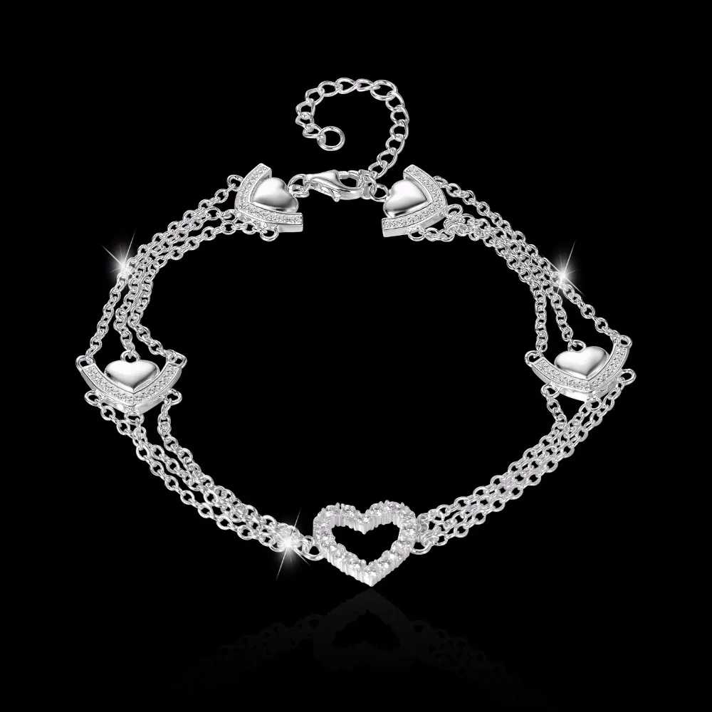 Женский браслет на ногу из серебра 925 пробы AC001H20|foot chain|fashion ankletanklet foot |