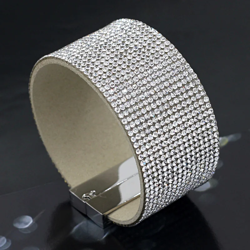 VONNOR ювелирные изделия браслет для женщин Сверкающие Стразы инкрустированные