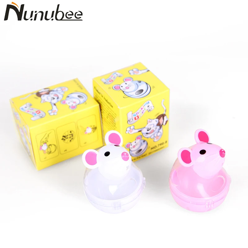 Nunubee Мышь Форма Pet утечки Еда мяч собака игрушка устойчива зубы укус Игрушки для