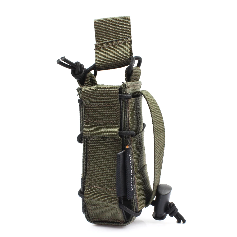 MOLLE с открытым верхом один пистолет Mag мешок журнал сумка для M1911 92F Glock фонарик/инструмент нож оболочка картридж кобура