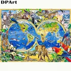 Алмазная живопись, полноразмернаякруглая мозаика с изображением животных, мозаика 5D, мозаика для вышивки крестиком