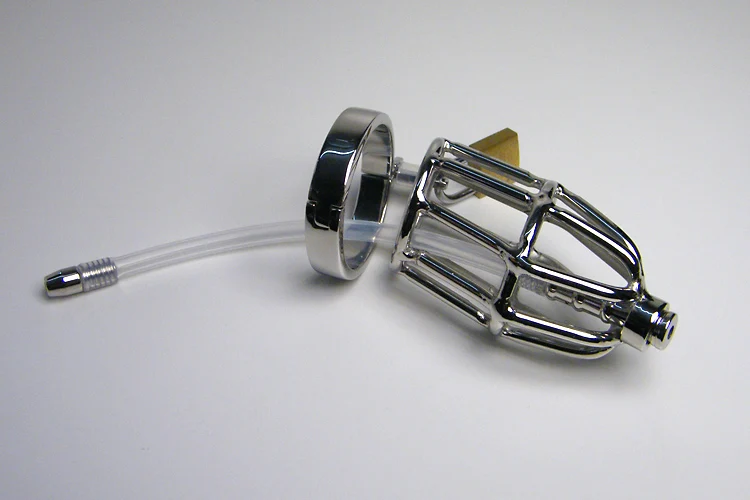 SODANDY клетка целомудрия стальной Мужской Пояс верности Связывание пенис замок с