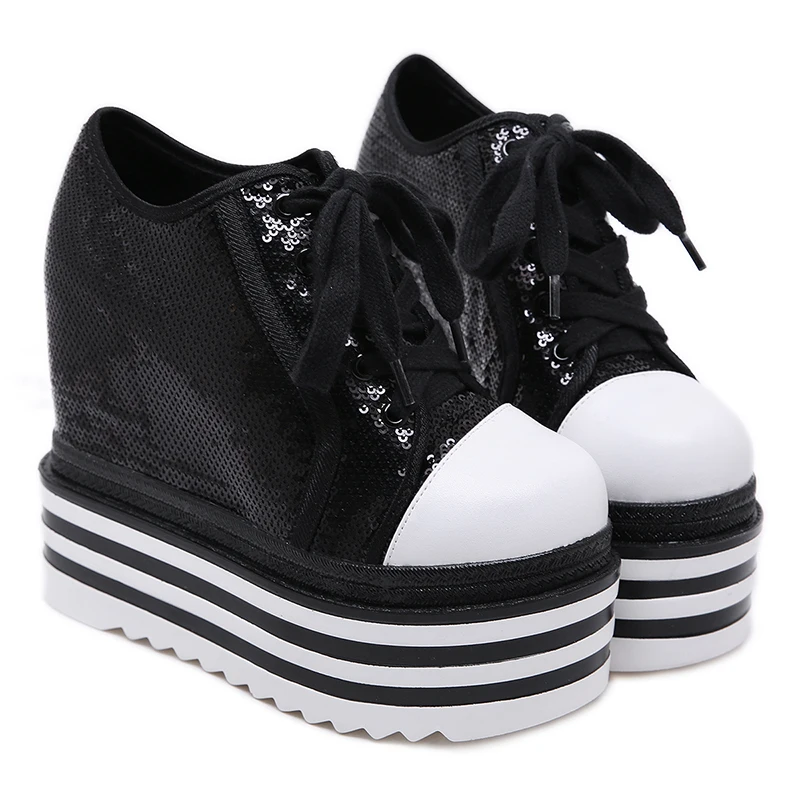 Новинка 2019 женские весенние ботинки на танкетке искусственная кожа яркие Зимние