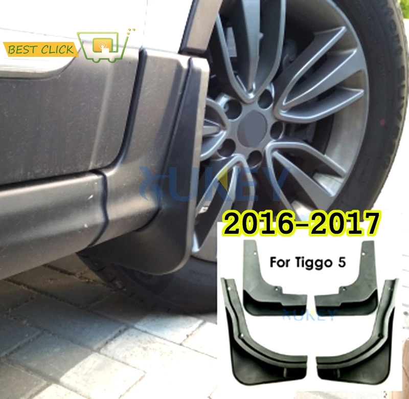 OE Styled Set Molded Car Mud Flaps For Tiggo5 Chery Tiggo 5 DR6 Mudflaps Splash Guards Mud Flap Mudguards Accessories