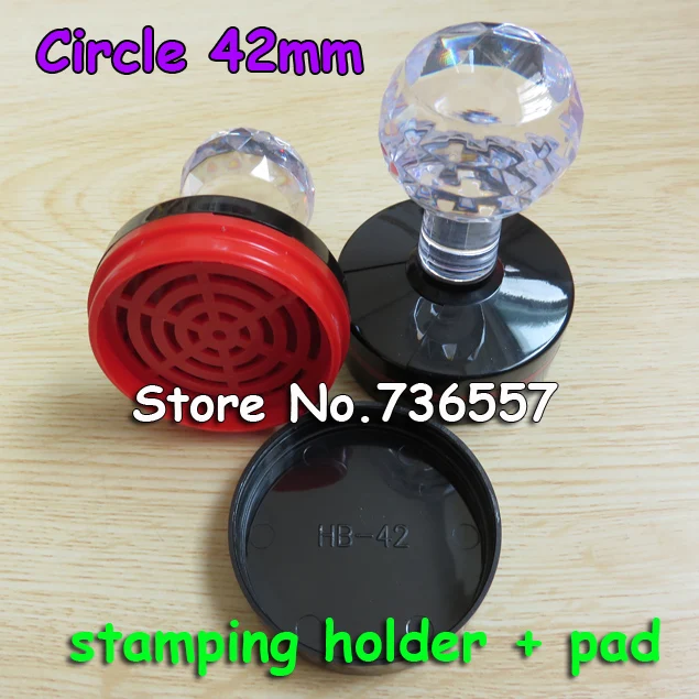 5 шт. круглый круг диаметром 42 мм держатель + резиновая прокладка