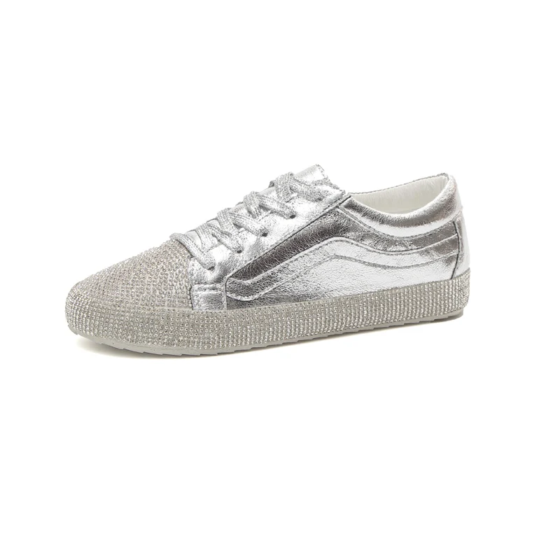 2019 New Spring Bling Casual Shoes Korean Fashion Styles With Round Toe Solid Comfortable XWD7549 | Обувь
