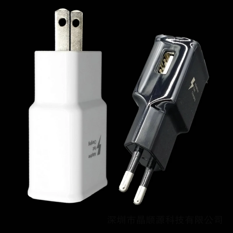 100 шт./лот USB для быстрой зарядки адаптивной дорожное настенное зарядное Зарядное устройство 9 V 1.67A Мощность адаптер для Samsung Galaxy S6/S6 край