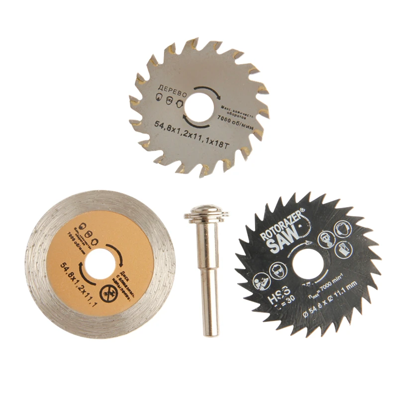 4 шт. лезвия для пилы вращающиеся инструменты из быстрорежущей стали циркулярной