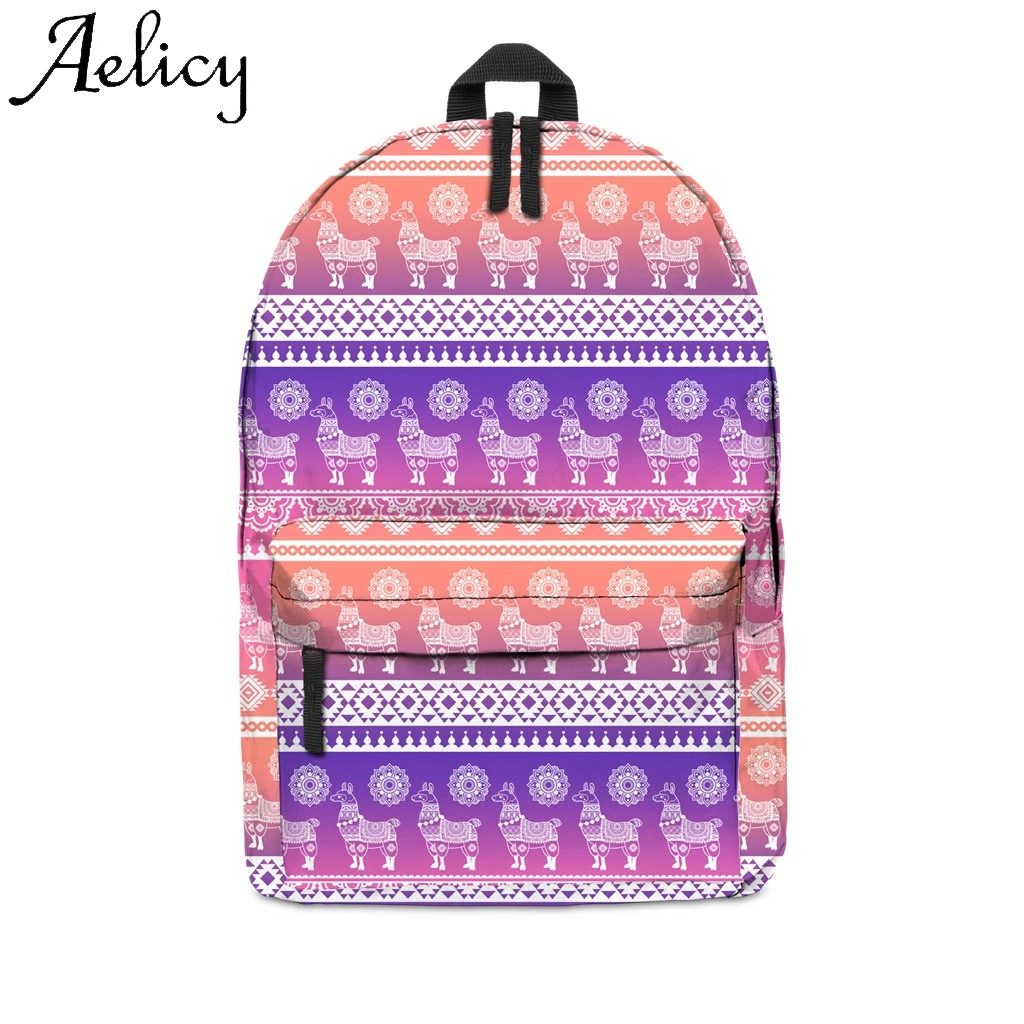 Aelicy новая сумка из альпаки Ткань Оксфорд 3D цифровая печать Взрывные Модели
