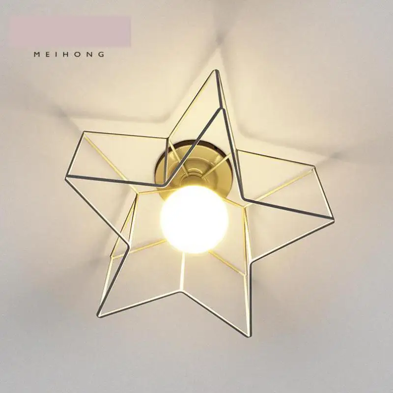 Потолочная лампа с пентаграммой для детей светодиодная кухни столовой